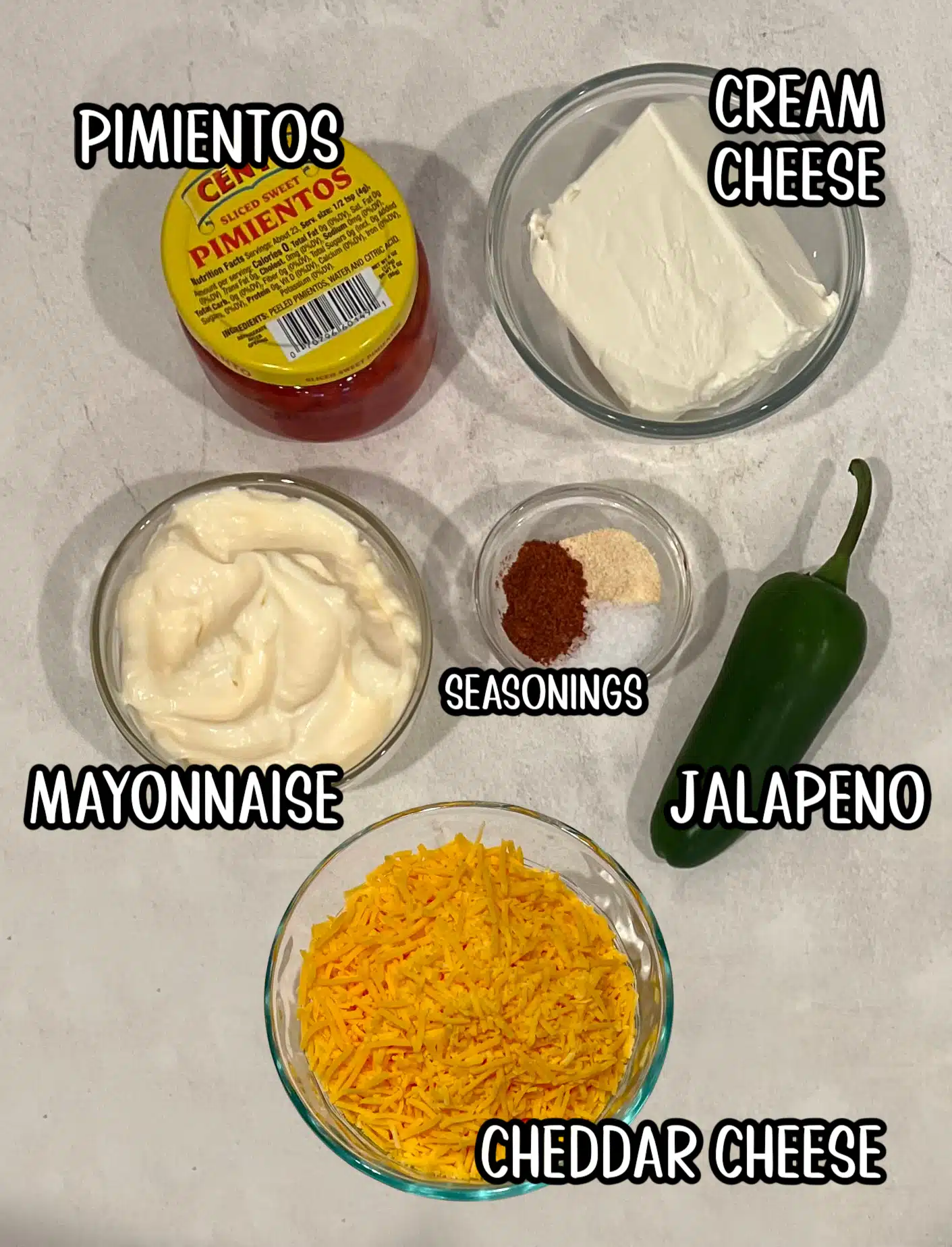 pimento cheese spread ingredients