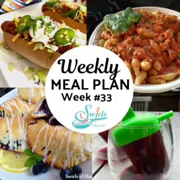 collage of meal plan 33 recipes