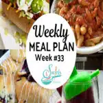 meal plan 33 recipes with text overlay