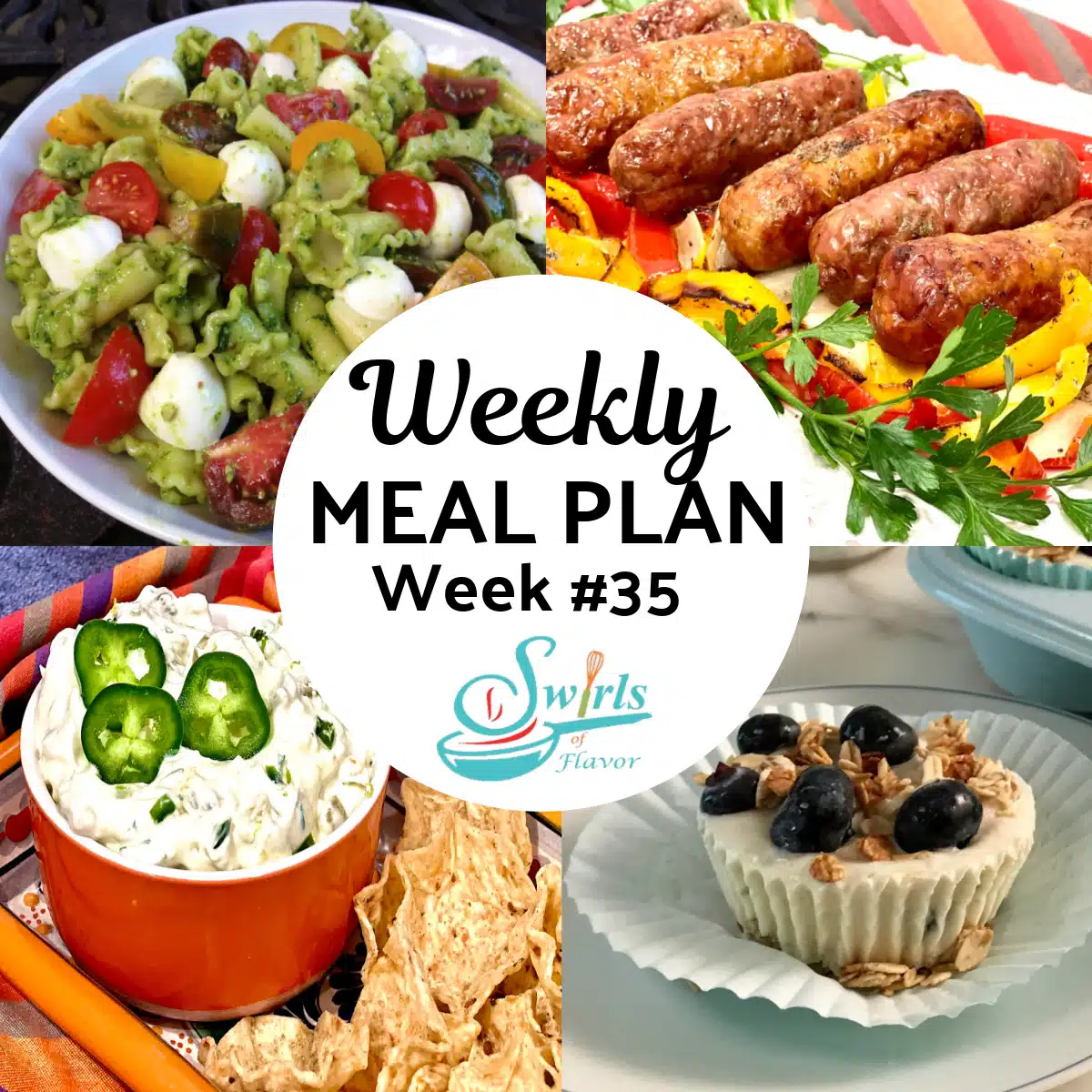 Meal Plan 35 recipe collage