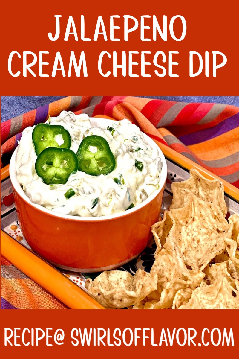 Jalapeno Cream Cheese Dip Swirls of Flavor
