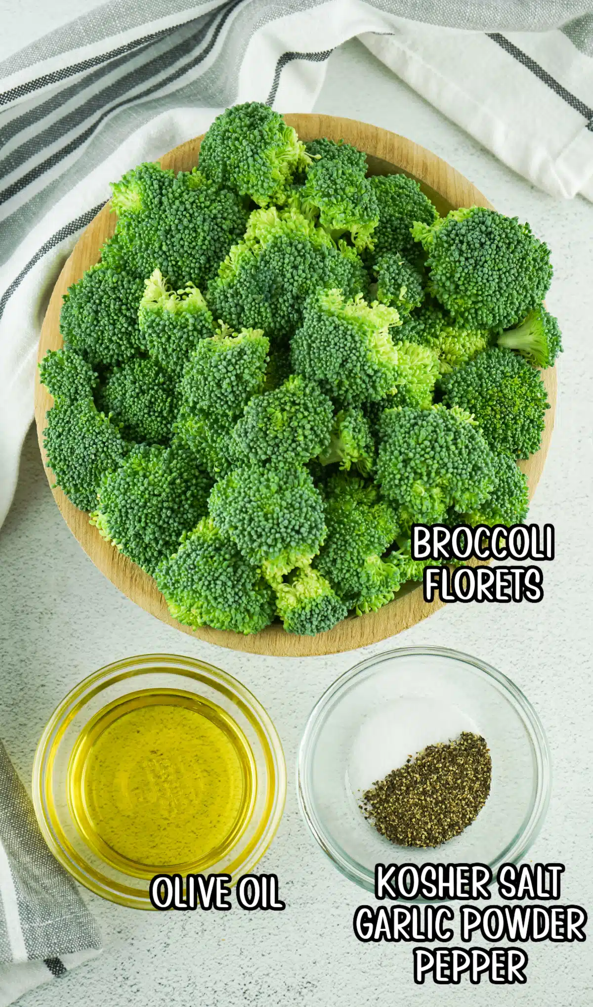 air fryer broccoli ingredients