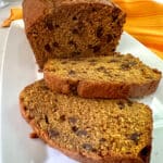 slices of pumpkin bread