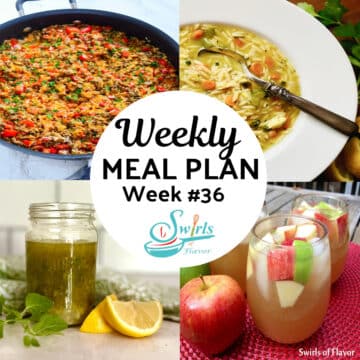 recipe collage for meal plan 36