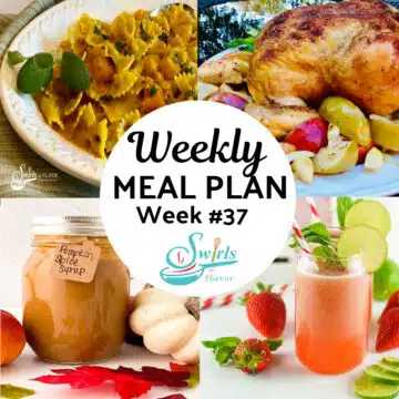 recipe collage of meal plan 37