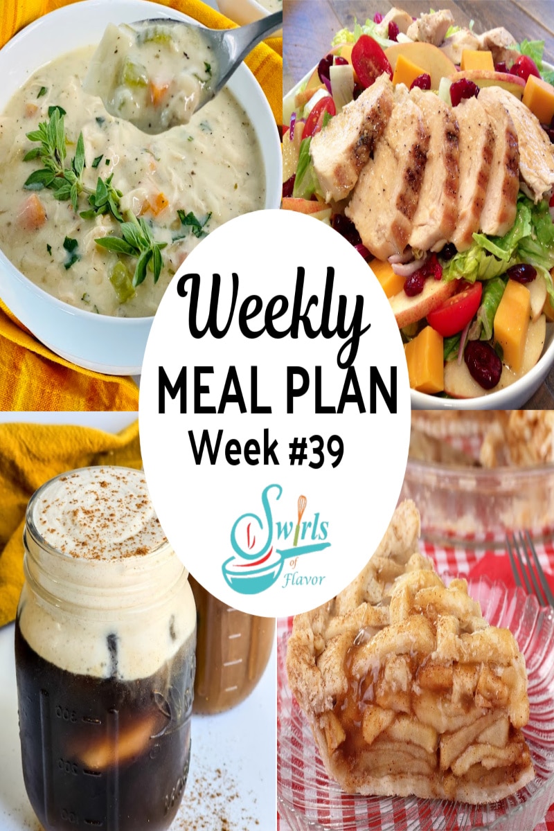 Weekly Meal Plan 39 - Swirls of Flavor