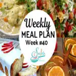 meal plan 40 recipes with text overlay