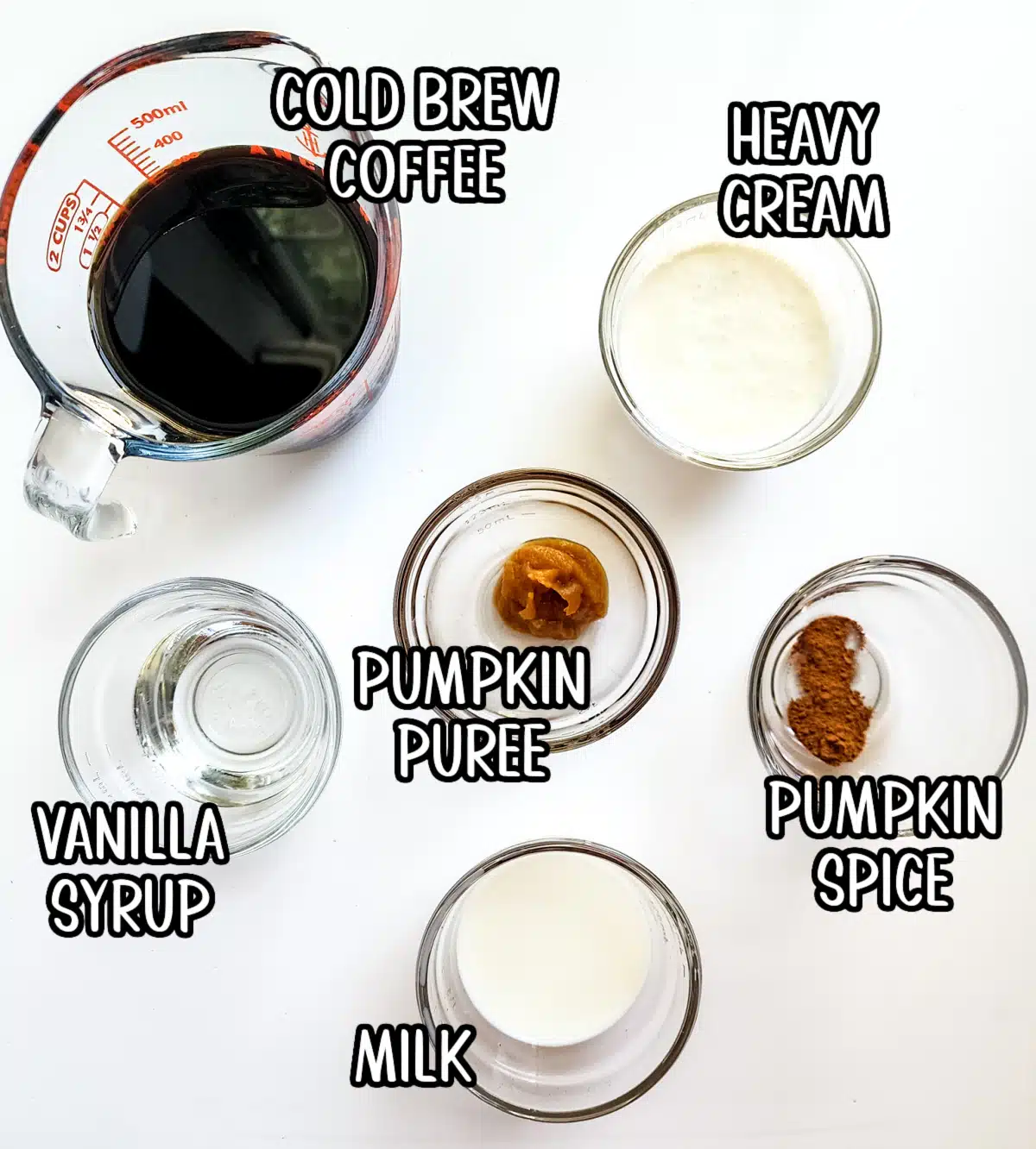 pumpkin ccream cold brew ingredients