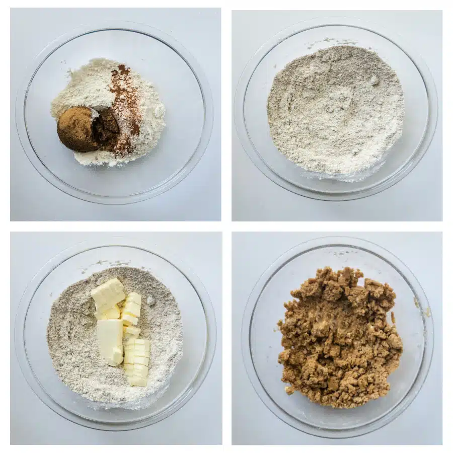 steps for making crumble topping