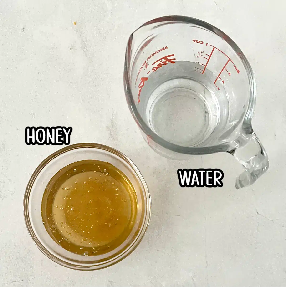 honey syrup ingredients