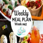 collage for Meal Plan 42 with text overlay