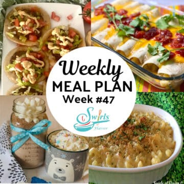 Meal plan 47 recipe collage