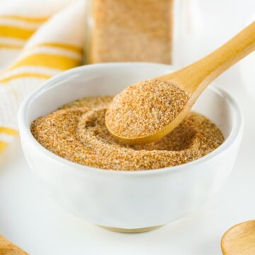 copycat seasoned salt in a small bowl with spoon