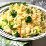 Broccoli Cheddar Orzo Pasta