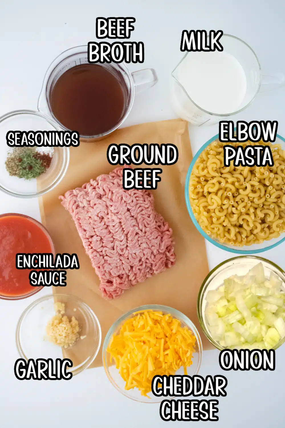 cheesy enchilada hamburger helper ingredients