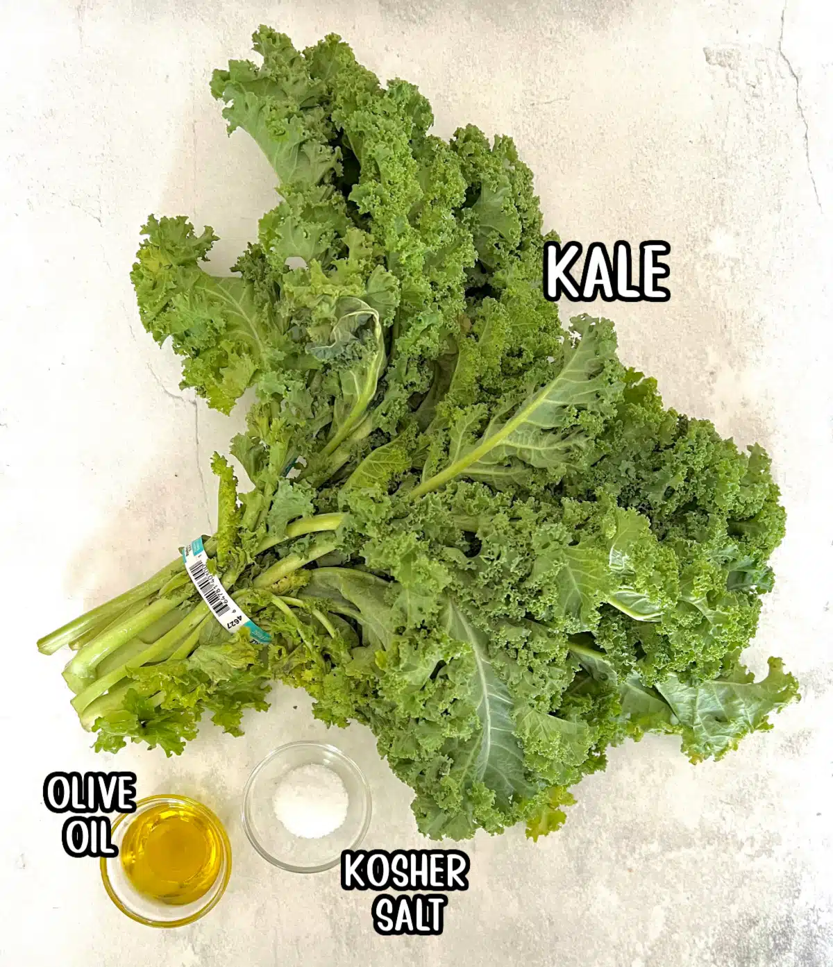 air fryer kale chips ingredients