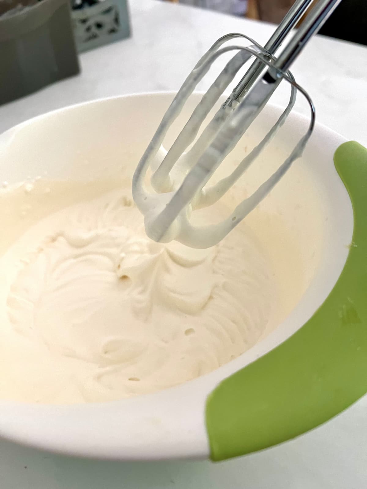 beating heavy cream