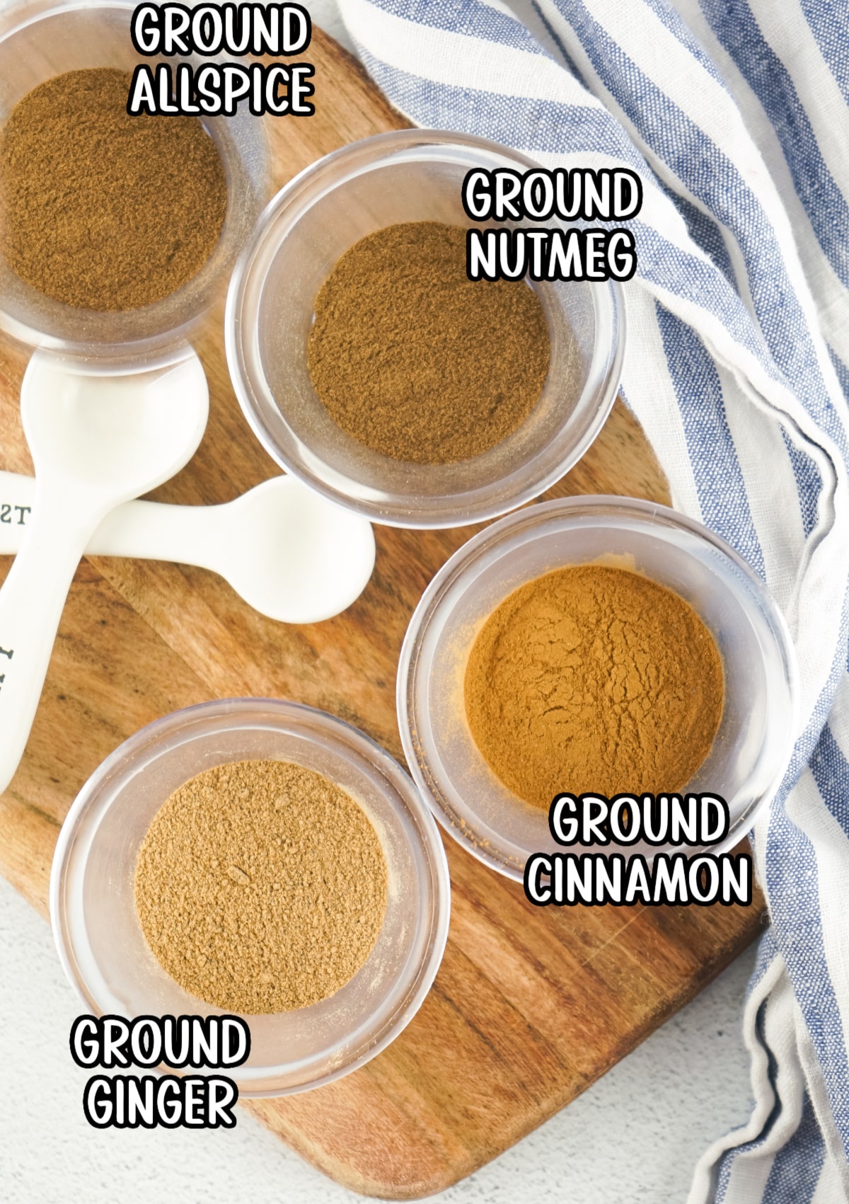 homemade apple spice ingredients with text