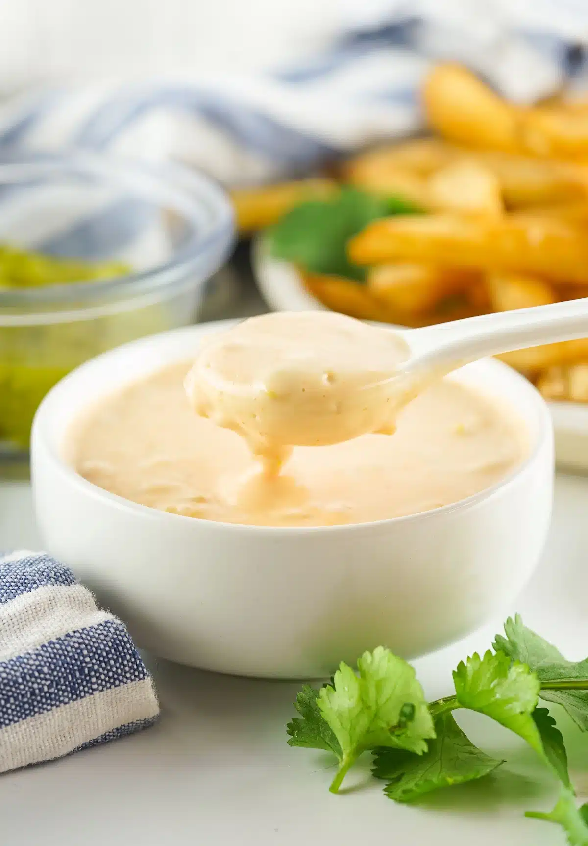 copycat animal sauce in a bowl with spoon