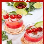 Shirley Temple drinks with text overlay