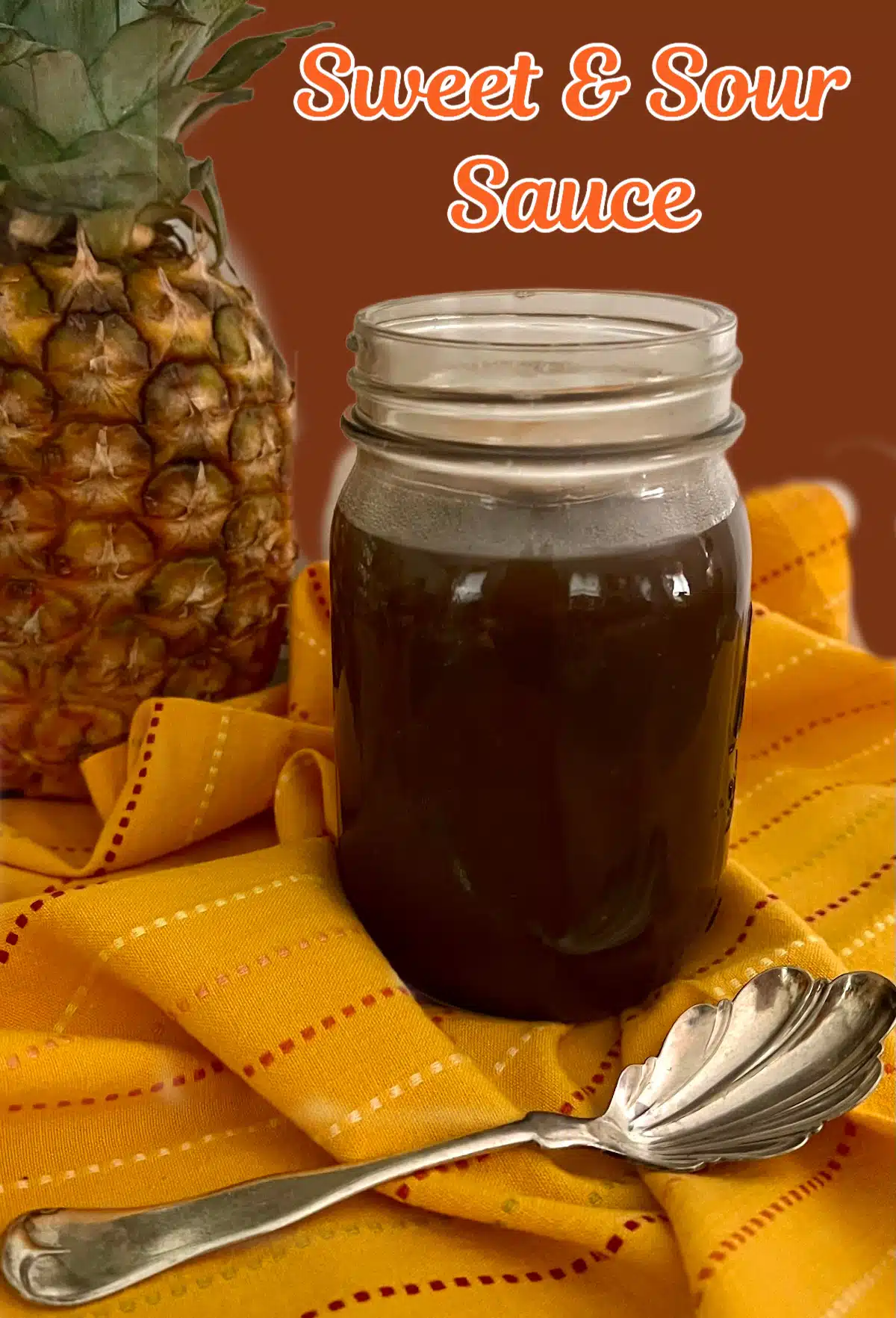 jar of sweet and sour auce with label