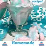 cotton candy ice cream with text overlay