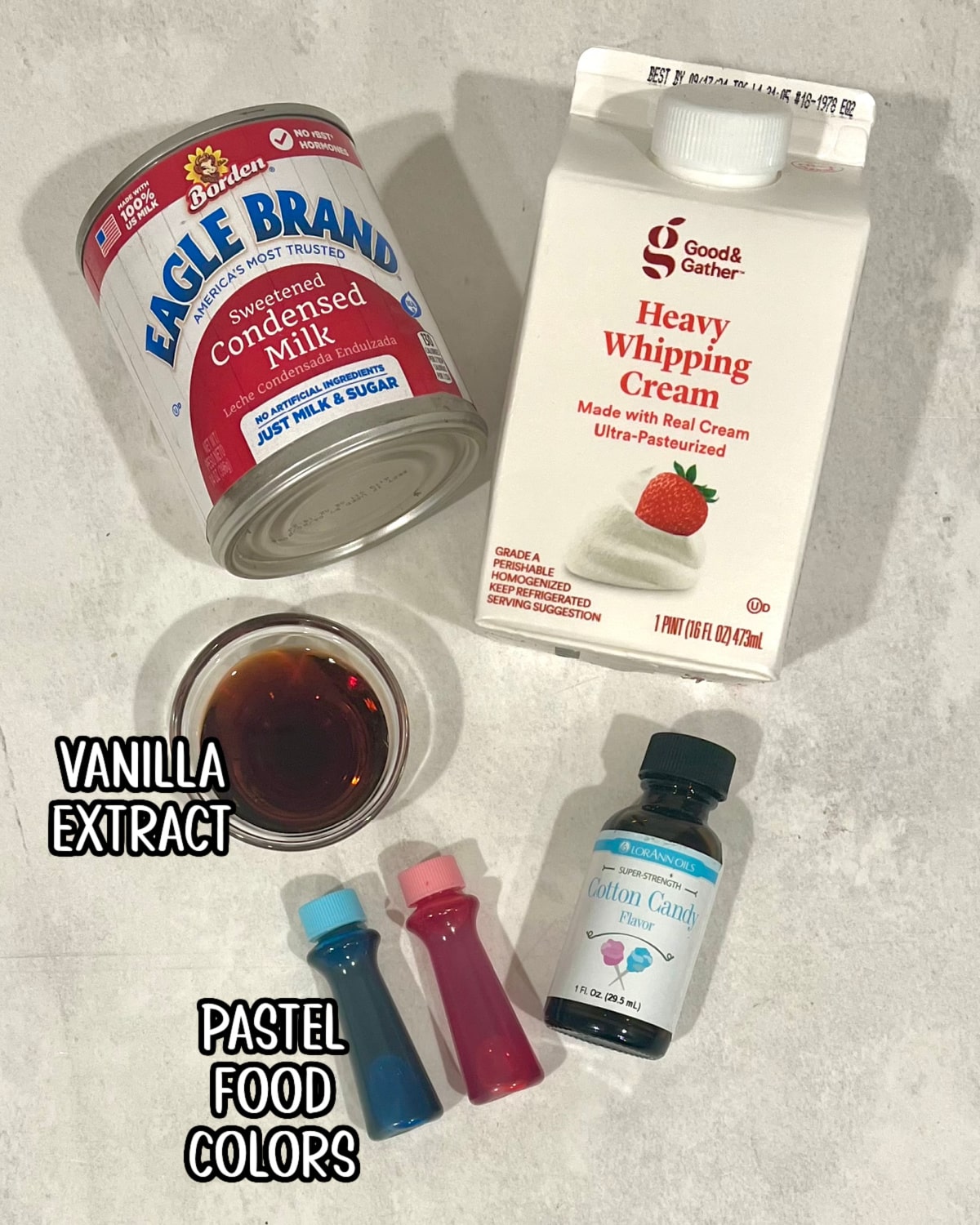 ice cream ingredients