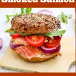 bagel with lox and text overlay