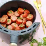 kielbasa slices in the air fryer