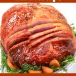 spiral ham with text overlay