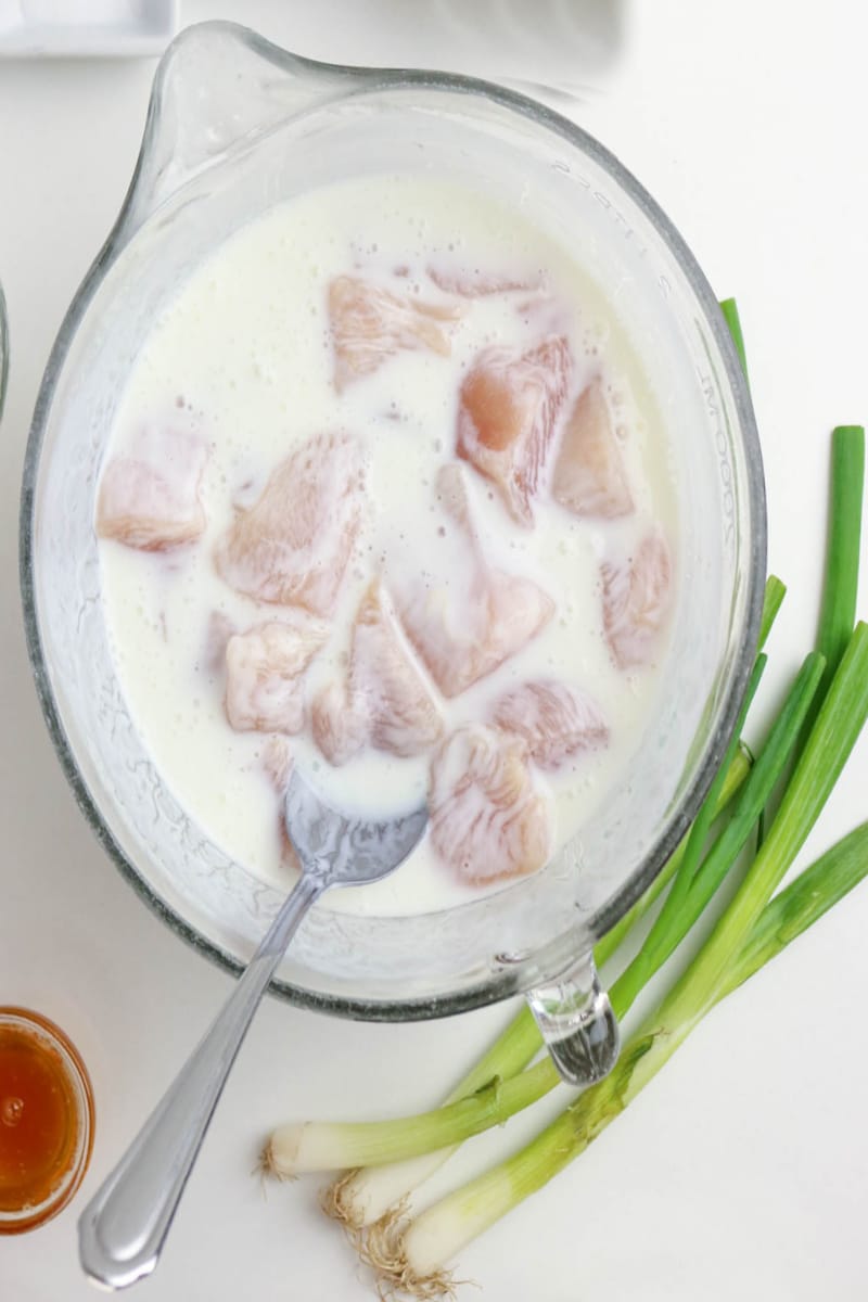 soaking chicken in buttermilk