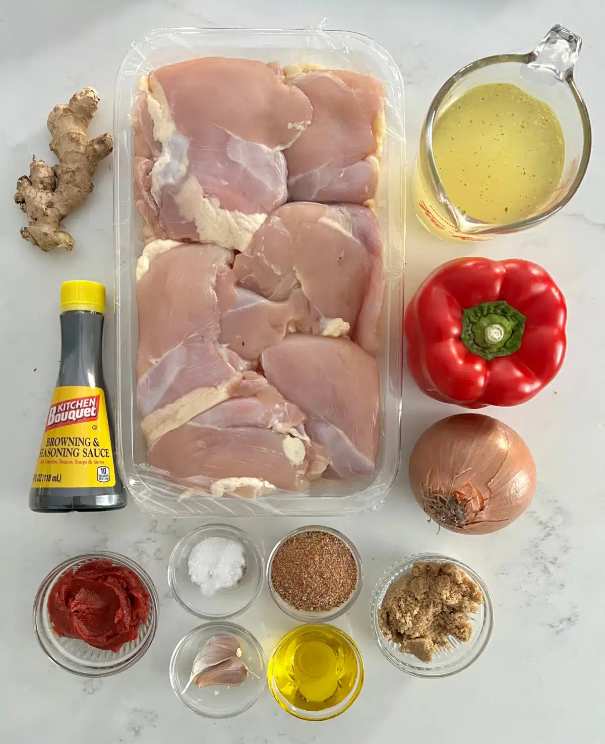 browned chicken stew ingredients