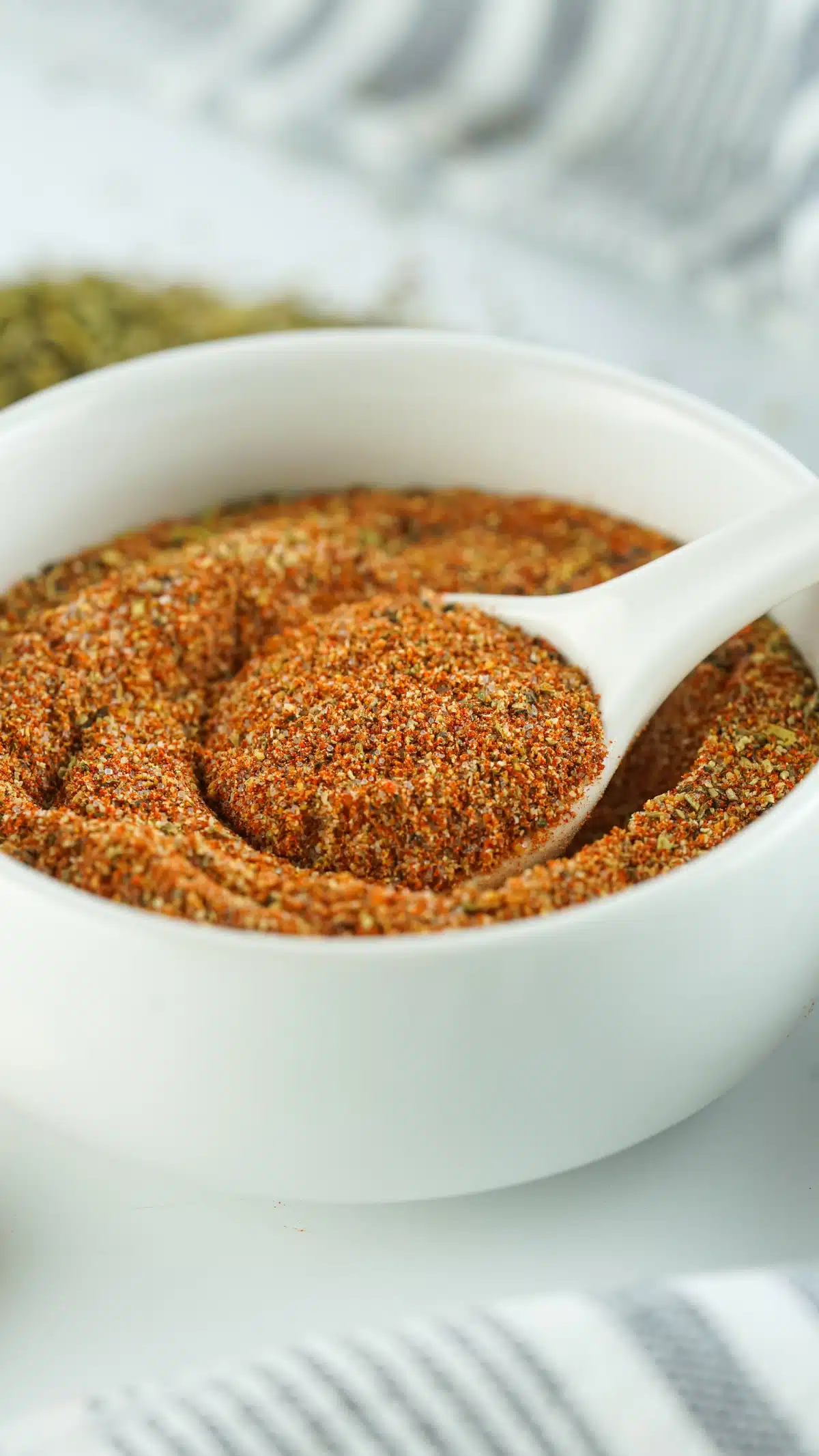 spoonful of homemade caun seasoning