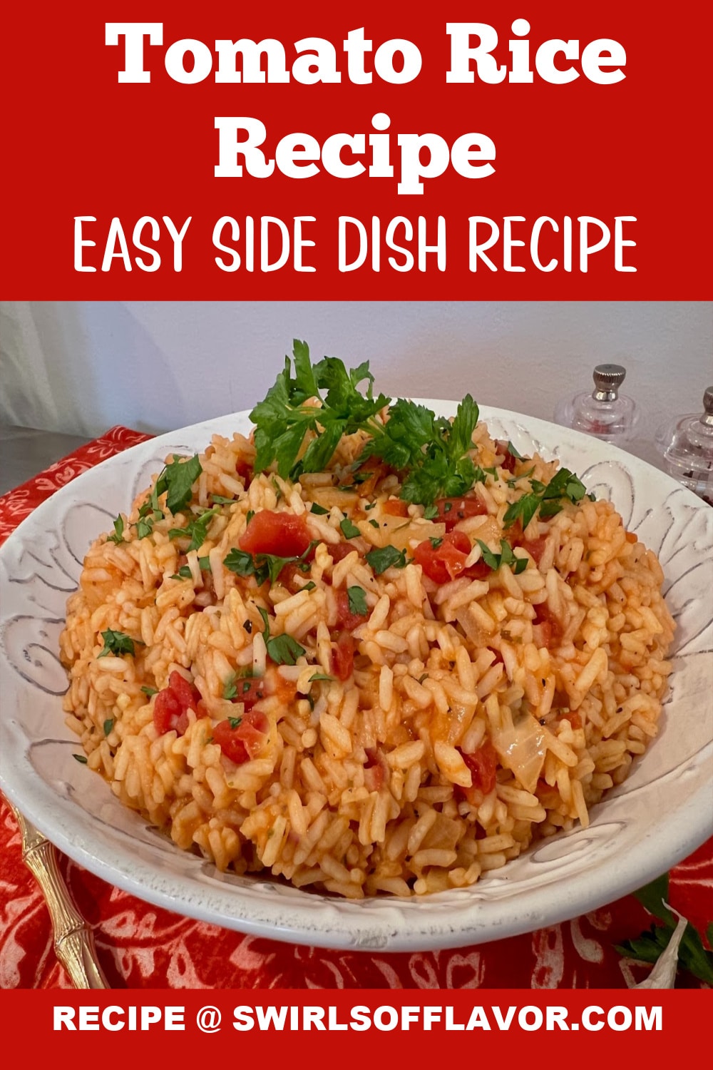 Tomate Rice Tomato and Rice Recipe - Swirls of Flavor