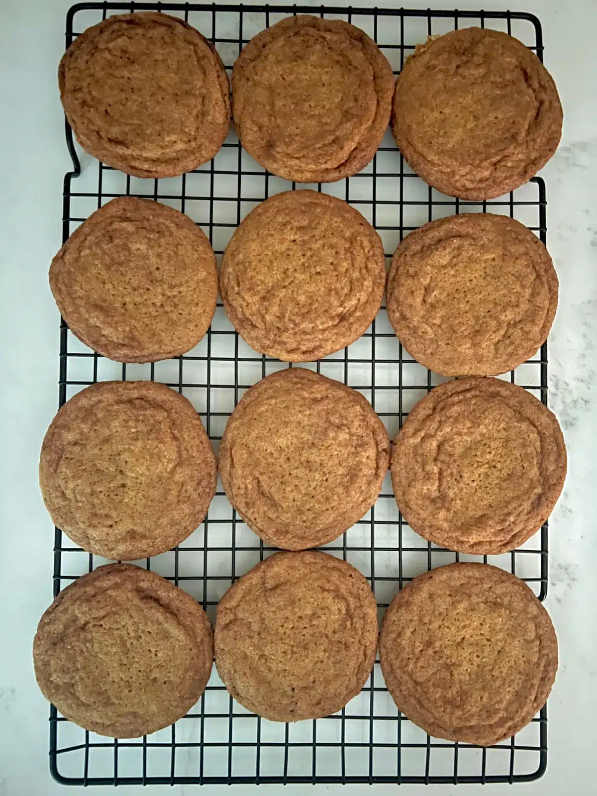brown sugar sugar cookies cooling on a wire rack