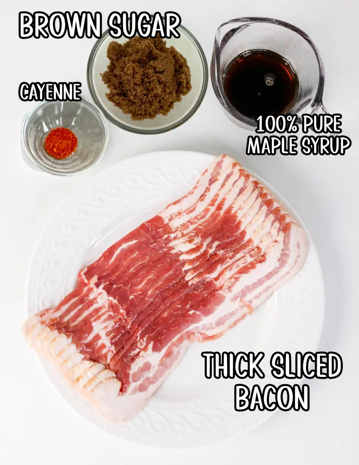 candied bacon ingredients
